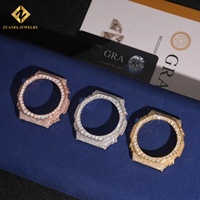 GA2100 Montre à bulles Moissanite Vvs1 + lunette pour étui BussDown avec certificat Gra