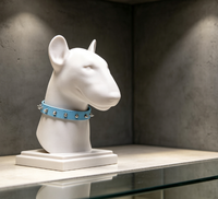 Tête de mannequin en fibre de verre Lavinia pour chien et chat, sculpture moderne à poser sur table, statue pour animalerie et décoration intérieure, pose debout