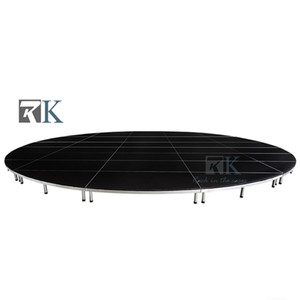 เวทีแสดงผลแบบวงกลมขาสี่ขา อลูมิเนียมแบบโมดูล ติดตั้งรวดเร็ว - Product Image 1