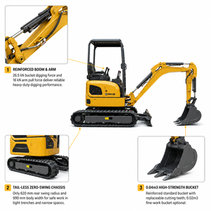 Meilleur <span class=keywords><strong>prix</strong></span> pour <span class=keywords><strong>mini</strong></span>-excavatrice de 1,8 tonne XE17U <span class=keywords><strong>avec</strong></span> grappin pour bois de chauffage, bois et fourrage pour les exploitations agricoles - Product Image 3