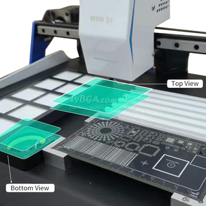 Machine de placement de composants LED <span class=keywords><strong>SMD</strong></span> haute précision Mini S1 avec double caméra de vision pour ligne d'assemblage de circuits imprimés, échantillonnage et montage de puces SMT - Product Image 6