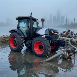 160HP Wheel Tractor 6-Cylinder Engine 4WD 6-<b>Post</b> AC Cabin CE Certified OEM Available Energy Saving High Automatic Gearbox Motor - Product Image 2