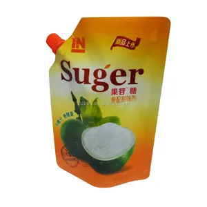 250ml Sugar Nutrition Powder Moistureproof Spout Nozzle Cmyko Flexo Gravure Printing Cmyko Rgb Aluminium Mylar 2L Packaging Bag