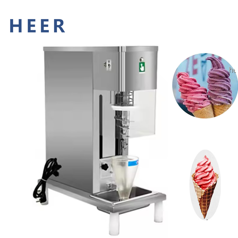 New Zealand Real Fresh Fruits Nuts Frozen Yogurt Ice Cream Gelato Swirl Drill Mixing Blending Stirring Equipment