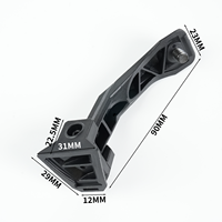 Support de fixation en nylon tactique LWXC en forme de J pour monoculaire PVS-14, montage sur pont RQE, queue d'aronde TK8021