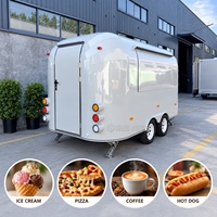 Remorque alimentaire Belyoo ODM, chariot de vente ambulante, camion à pizzas pour promenades en bord de mer