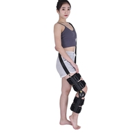 Attelle de soutien orthopédique médicale pour genou, attelle de jambe réglable à charnière, stabilisateur de genou à plage de mouvement contrôlée