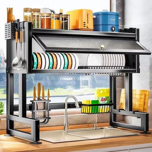 Organisateur d'étagères de cuisine en acier au carbone durable Installation <span class=keywords><strong>facile</strong></span> pour tous vos besoins de cuisine et réduction de l'encombrement - Product Image 2