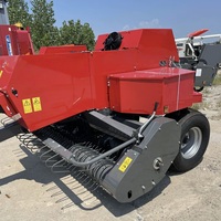 Presse à balles carrées robuste pour tracteur agricole, pour la liage de la paille