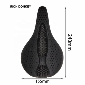 IRONDONKEY 公路自行车车座 高性能皮革坐垫，带按摩功能，适用于公路自行车 - Product Image 3