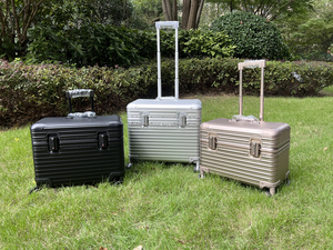 <span class=keywords><strong>Valigia</strong></span> in Alluminio OEM ODM con Serrature TSA, Trolley Rigido in Metallo con Ruote Girevoli - Product Image 5