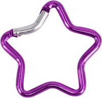 Mousqueton à étoiles en aluminium personnalisé en gros Mousquetons d'escalade Mousqueton à crochet Porte-clés