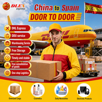 Logistique Express Internationale DHL DDU Chine vers Espagne Colis d'échantillons Porte à Porte Suivi en Temps Réel Service de Messagerie à Bas Coût