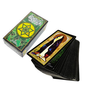 Custom Matroos Moon Mooiste Holgrafische <span class=keywords><strong>Tarot</strong></span> Gamekaarten Ontwerp Afdrukken Heilige Grail <span class=keywords><strong>Tarot</strong></span> Deck 78 Tarotkaarten - Product Image 5