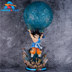 YiWu Anims tar 47cm Drache DBZ Son Goku Cartoon Anime Statue PVC Action figur Puppen sammlung Spielzeug Geschenk für Kinder - Product Image 1