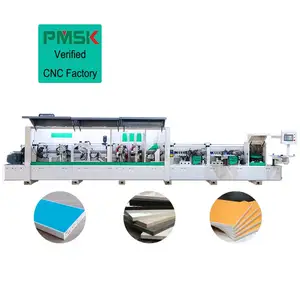 double glue 8 function pvc edge banding production line / edge bander machine