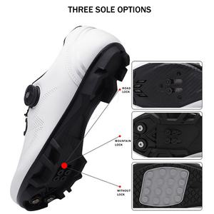 Chaussures de vélo de <span class=keywords><strong>route</strong></span> VTT respirantes avec empeigne en mesh pour pédales pour le cyclisme en automne, hiver <span class=keywords><strong>et</strong></span> printemps - Product Image 6