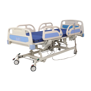 <span class=keywords><strong>Lit</strong></span> d'hôpital électrique à trois fonctions pour patients âgés en soins intensifs, équipement médical, garde-corps ABS de 3 ans, fabrication à prix avantageux - Product Image 3