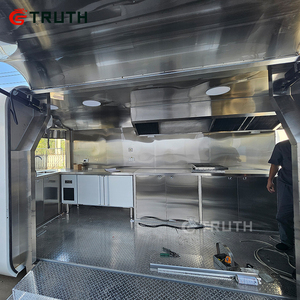 咖啡车快餐车推车全设备卡车移动披萨食品卡车拖车街道食品烹饪拖车 - Product Image 4