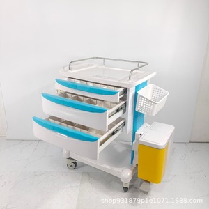 Carrito de Hospital Móvil con Cajones y Cestas para Uso Médico en Clínicas o Ambientes de Atención Ambulatoria - Product Image 2