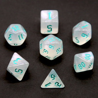 Prix de gros usine : Ensemble de dés polyédriques en acrylique à paillettes pour D&D, Dungeons and Dragons, RPG et jeux de table