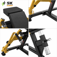 Máquina de Ejercicios SK Incline Pec Fly Premium con Placas de Peso para Entrenamiento de Pecho, Ideal para Gimnasios Comerciales y Centros de Fitness