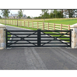 CBMmart-puerta delantera de hierro forjado para jardín, diseño moderno de parrilla de casa de estilo europeo - Product Image 2