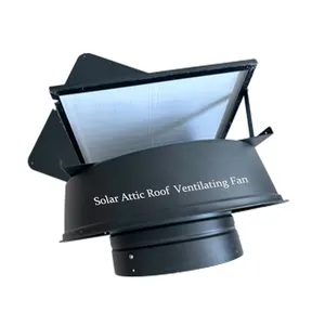 Sunny Day Night Ceiling Air Extractor Outdoor Eco Vent Tools New Type Industrial Heat Exhaust Roof Fan Solar Powered 7-Blade Fan