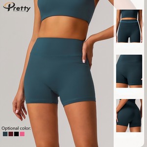 Pantalones de Yoga de Cintura Alta con Compresión, Shorts Deportivos de Secado Rápido para Correr, Control de Abdomen, Levantamiento de Glúteos, Shorts de Gimnasio de 3 Pulgadas - Product Image 1
