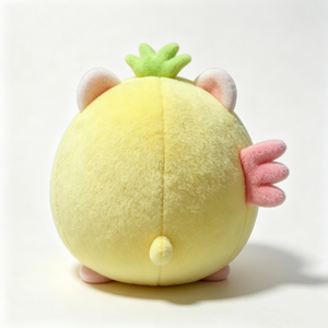 Custom Squishy Round Pineapple Costume Plush Doll, Cute Wink Face Fruit Axolotl <b>Cat</b> Plush, Pineapple Axolotl <b>Cat</b> Plush Toy Round - Product Image 5
