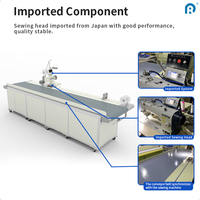 Nouvelle machine à ourler les rideaux automatique Ridong RD--PFJ400 à haute efficacité, multifonctionnelle, avec composants PLC à commande informatique