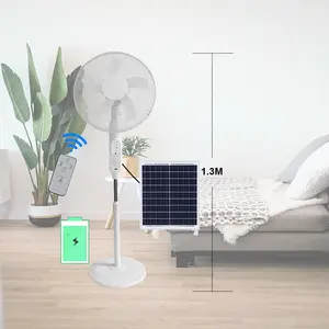 Anpassung 16-Zoll-Solar-Standventilator mit wiederauf ladbarer Fernbedienung für zu Hause