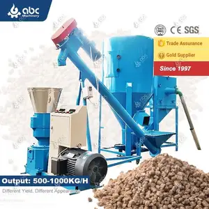 High Quality Small Animal Cattle Poultry Pig Feed Pellet Making Machine for Manufacturing,Livestock,Cow,Dairy,Sheep,Feed Fodder