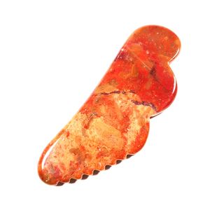 DIY a granel Mookaite jaspe facial guasha herramienta ala dentada buena para la salud guastone - Product Image 3