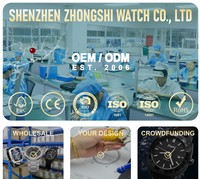 Montres personnalisées basées sur les designs des clients, fabriquées par une usine de montres expérimentée depuis 18 ans pour les commandes OEM/ODM