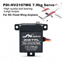 JX PDI-HV2107MG HV Servo Digital 21G 7.9kg.cm 0.12S Metal Gear Bantalan Bola Ganda RC Bagian Peningkatan Helikopter Glider Sayap Tetap RC