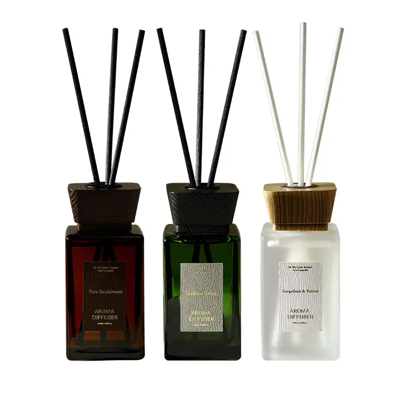 Luxe 150Ml Decoratieve Reed Diffuser Oem Design Home Geurstof Diffuser