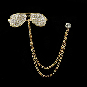 Nouvelle conception de broche de luxe pour <span class=keywords><strong>homme</strong></span> en alliage, avec breloques Aigle, Ancre, Bateau, Chauve-souris et verre, pour fêtes, <span class=keywords><strong>accessoires</strong></span> de <span class=keywords><strong>costume</strong></span> - Product Image 3
