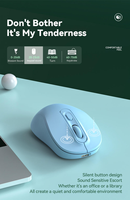 Souris de jeu sans fil rechargeable BT 5.2 Mini Laser double mode 1600 DPI silencieuse pour PC, ordinateur portable, MacBook Pro – En stock