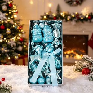 Christmas Tree Ornaments Christmas Ball <b>Gift</b> <b>Box</b> Decorative Balls Electroplated Balls No Powder Shedding 45 Pieces Set - Product Image 5