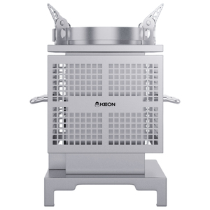 KEON OEM Personnalisé Vente en Gros Portable Acier Inoxydable 201 Cuisson en Plein Air Poêle à <span class=keywords><strong>Bois</strong></span> Design Moderne Debout Libre pour Pique-Nique Brûler - Product Image 1