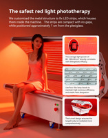 Lit de thérapie par lumière rouge infrarouge LED pour perte de poids et collagène, qualité médicale, commercial, corps entier, à vendre