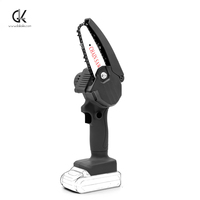 Mini scie à chaîne électrique 550W, 4 pouces, travail du bois, batterie au Lithium, élagage, tronçonneuse, coupe-bois, outil Rechargeable de jardin sans fil
