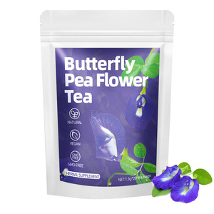 Sachets de thé santé <span class=keywords><strong>aux</strong></span> fleurs de pois de qualité supérieure, 100 % herbes naturelles, bleu, en vrac pour adultes, vente en gros OEM - Product Image 1