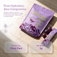 AegleWell 6 Formules d'électrolytes complètes en poudre, boisson hydratante sans sucre pour le sport et le bien-être quotidien, complément alimentaire