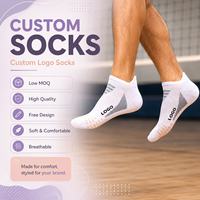 Chaussettes de sport basses respirantes avec logo personnalisé pour hommes et femmes, idéales pour l'entraînement de basketball professionnel