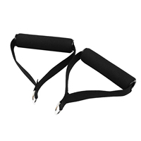 Venta al por mayor mango de cable entrenamiento de gimnasio en casa características D-ring mango de espuma extra ancha para fuerza accesorio de cable entrenamientos Fitness