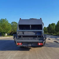 Camion à ordures compacteur Howo 5 tonnes, camion de collecte des déchets, camion de ramassage des déchets