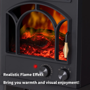 1500W 1000W Fast Heating 3D Flame Air Heating Freestanding 3 Element Top Stove Heater <strong>Electric</strong> Fireplace <strong>Fire</strong> Place for <strong>TV</strong> <strong>Stand</strong> - Product Image 3