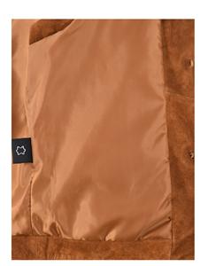 Chaleco de Hombre Personalizado 100% Cuero Genuino de Ante Color Bronceado con Flecos, Detalle de Flecos, Marca Privada, OEM, Venta al por Mayor, Estilo Urbano de Moda - Product Image 5